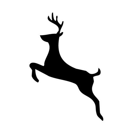 Reindeer Jumping Iron on Transfer